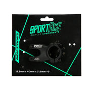 AHEAD Stem MTB de Aluminio Extra Corto Sportace