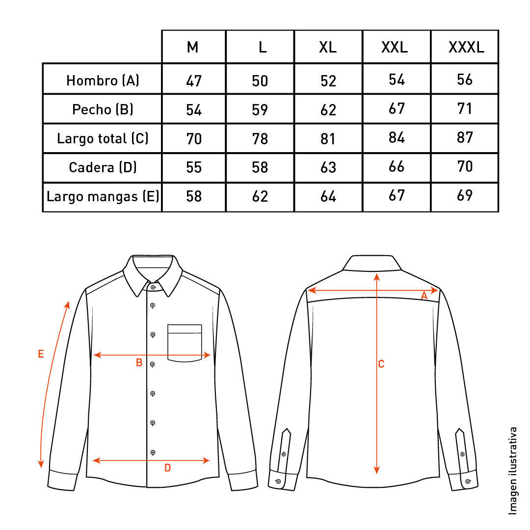 Camisa Hombre Grafa Manga Larga Volta Beige